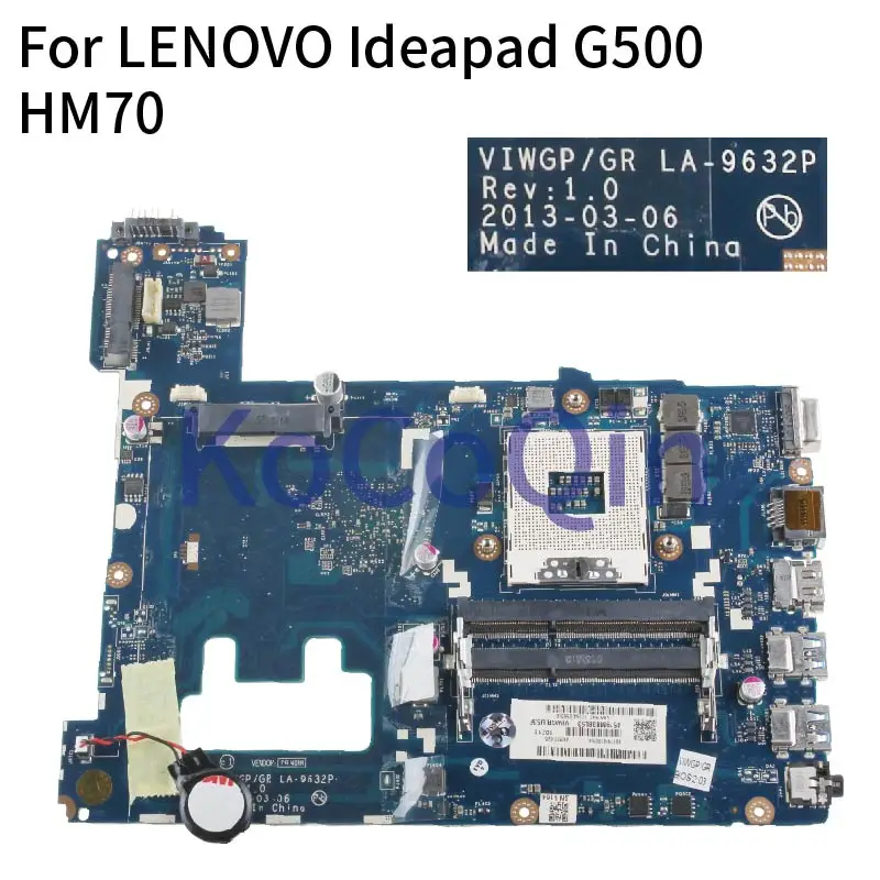 Материнская плата KoCoQin для ноутбука LENOVO Ideapad G500 HM70 PGA989, материнская плата VIWGP/GR LA-9632P 90002834 SJTNV DDR3