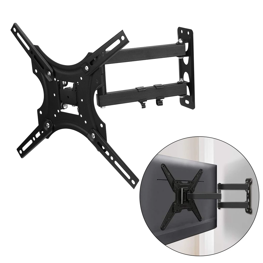 

32-55in TV Wall Mount Bracket Universal Telescopic TV Stand Rack for Home Use