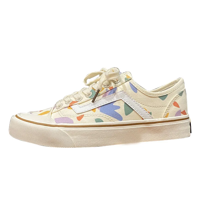 

Version Of Canvas Shoes Women's College Flat-soled Student Couple Shoes Men's And Women's Board Shoes Casual Shoes