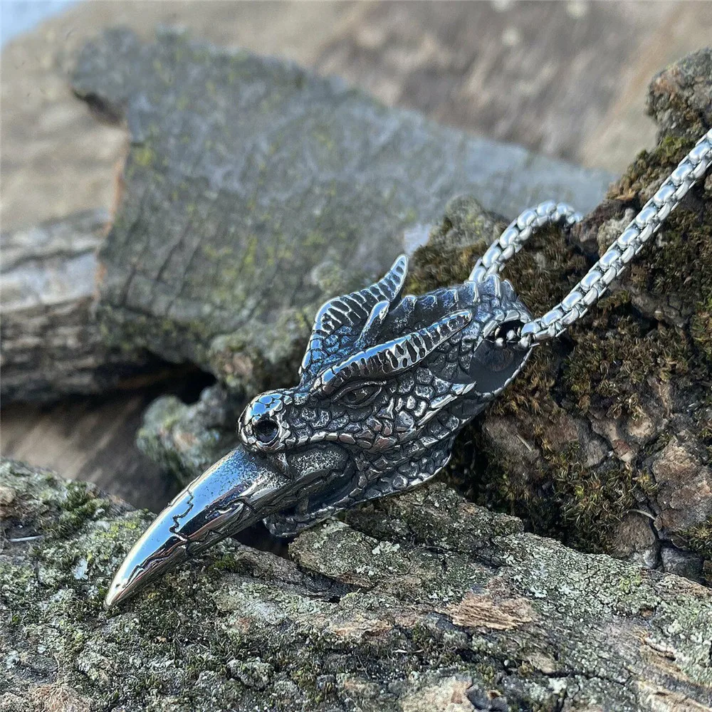 

Daenerys Dragon Necklace Pendant For Men Stainless Steel Jewelry Chain