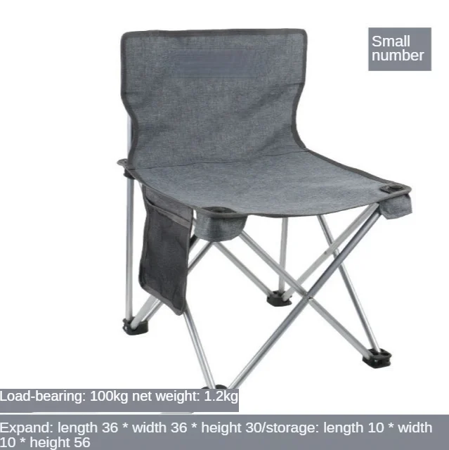 Online Ücretsiz Kargo Açık Kamp Taşınabilir Arkalığı Balıkçılık Katlanır Sandalye Kamp Eğlence Plaj Sandalyesi Kamp Taburesi