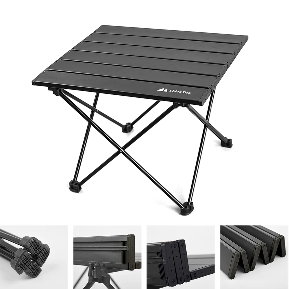 

ShineTrip Outdoor Picnic Table Portable Folding Outdoor Desk Ultralight Foldable Barbecue Hiking Camping Fishing Table