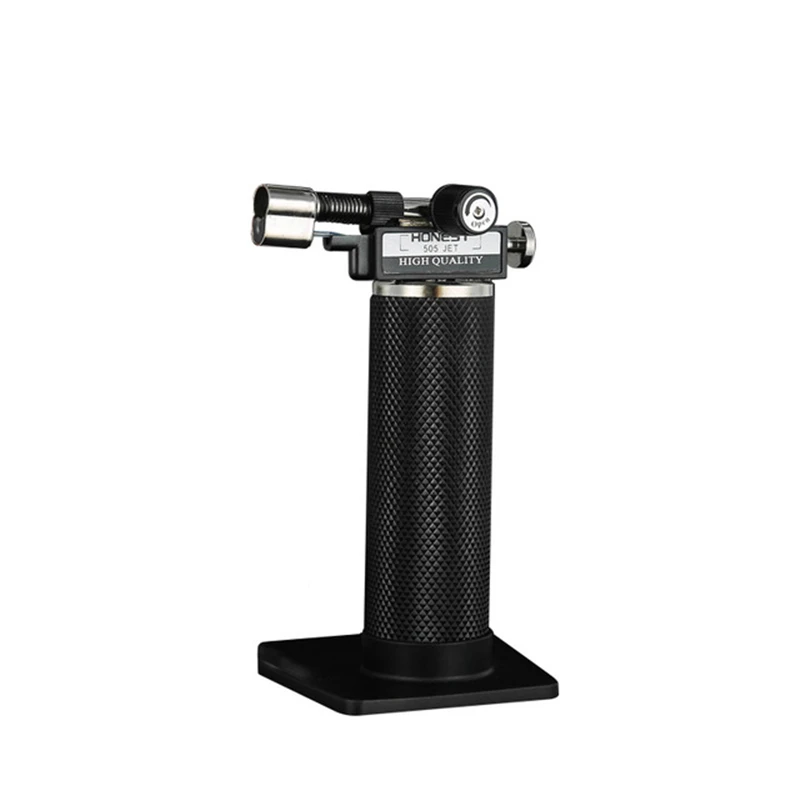 

HONEST Torch Turbo Lighter New Spray Gun Jet Butane Cigar Lighter Gas Cigarette 1300 C Windproof Lighter Kitchen BBQ Lighters