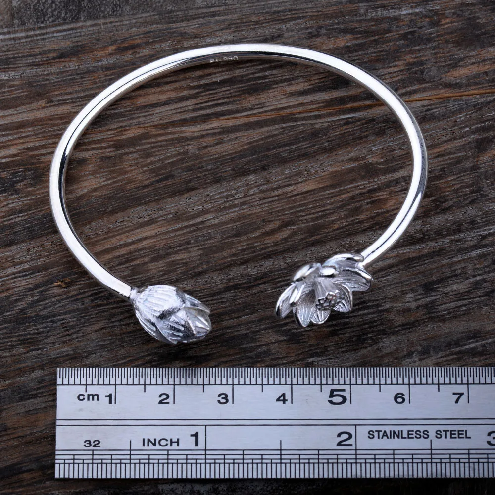 Мифический возраст реального 999 чистого серебра в этническом стиле с рисунками