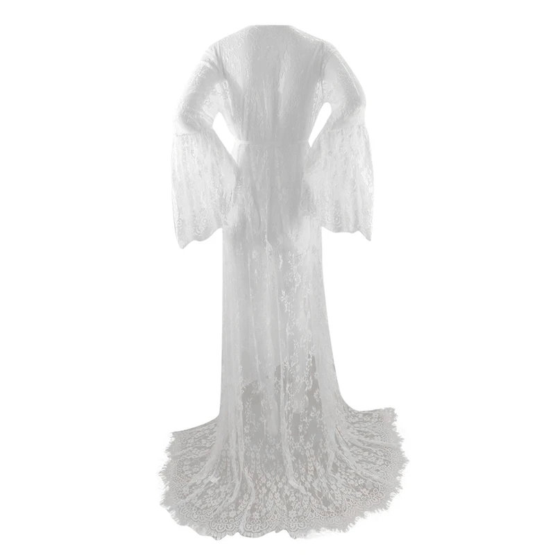 Платье для беременных женщин реквизит фотосъемки платья с оборками рукав труба