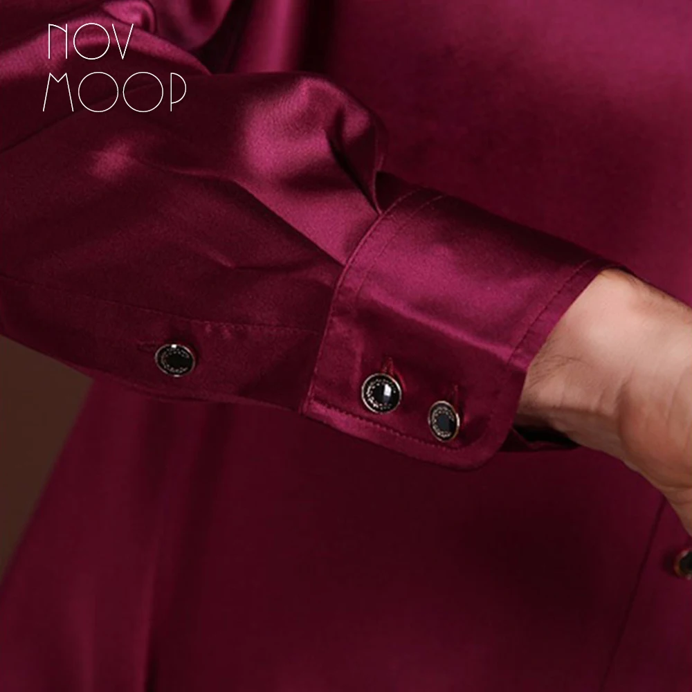 Американский стиль 3 цвета однотонная деловая шелковая рубашка мужские рубашки