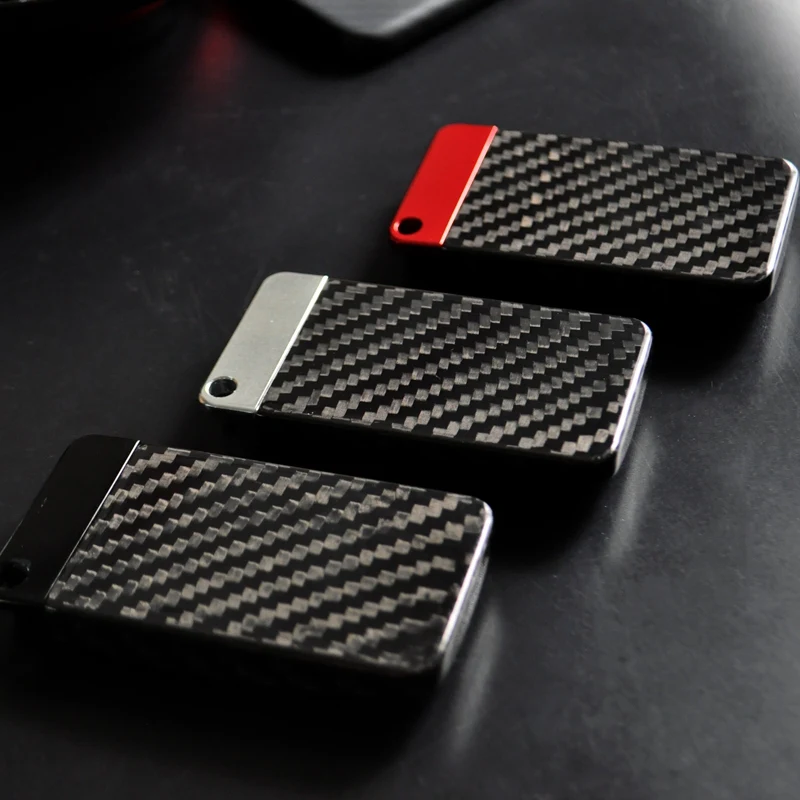 Чехол для автомобильного брелка из углеродного волокна 6 цветов | Автомобили и