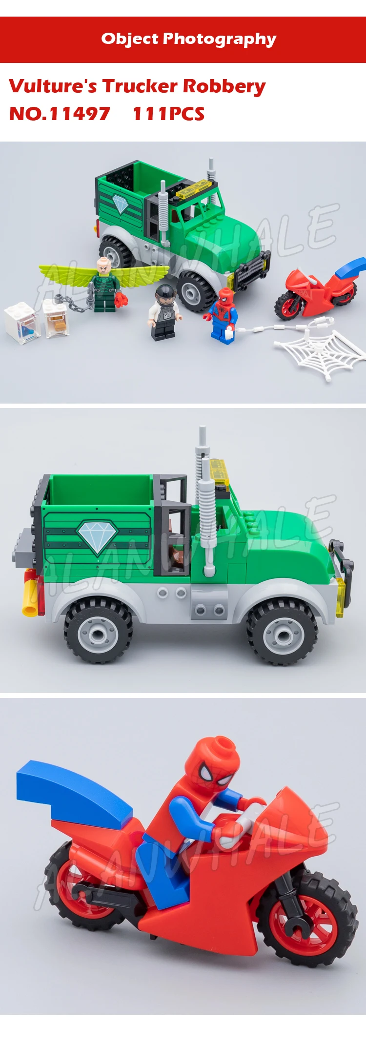 6types Revengers Super Fighter Spider Venom Crawler Jet Mech Ock Truck Bike Model Building Block Toys Compatible With Bricks | Игрушки и