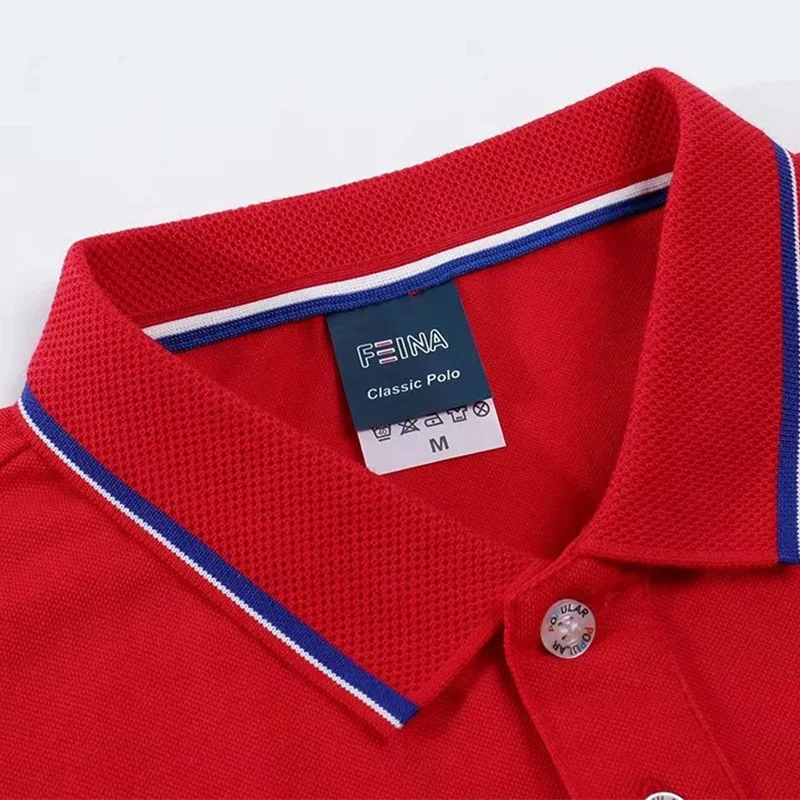 Дизайнерская Классическая рубашка поло с длинным рукавом и отложным