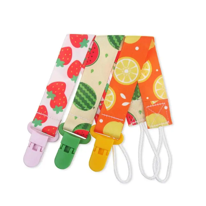 

3pcs/set Style Children's Cartoon Pacifier Chain Anti-dropping Clip Kawaii Cute Animal Pacifier Clip For Baby Feeding Care
