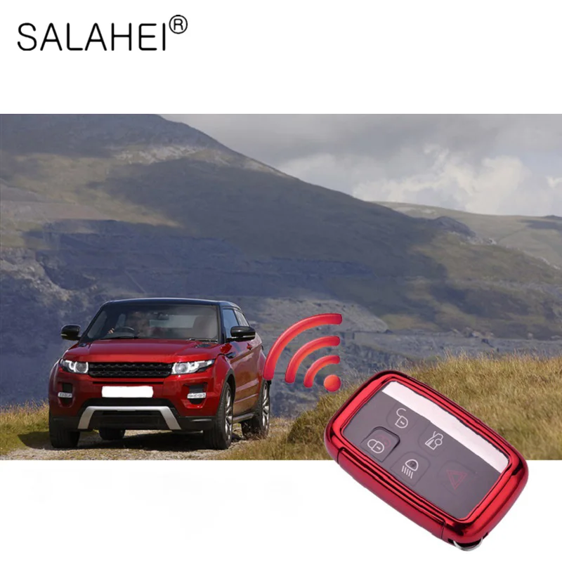 

TPU+PC Car Key Case Cover For Land Rover A9 Range Rover Sport Evoque Freelander 2 Jaguar XE XJ XJL XF C-X16 V12 Guitar F X Typ