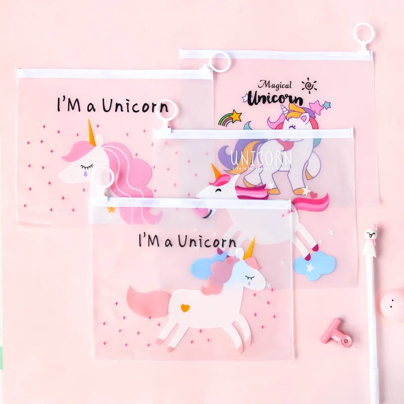 Чехол для карандашей с прозрачным рисунком подарок девочек и детей кактус