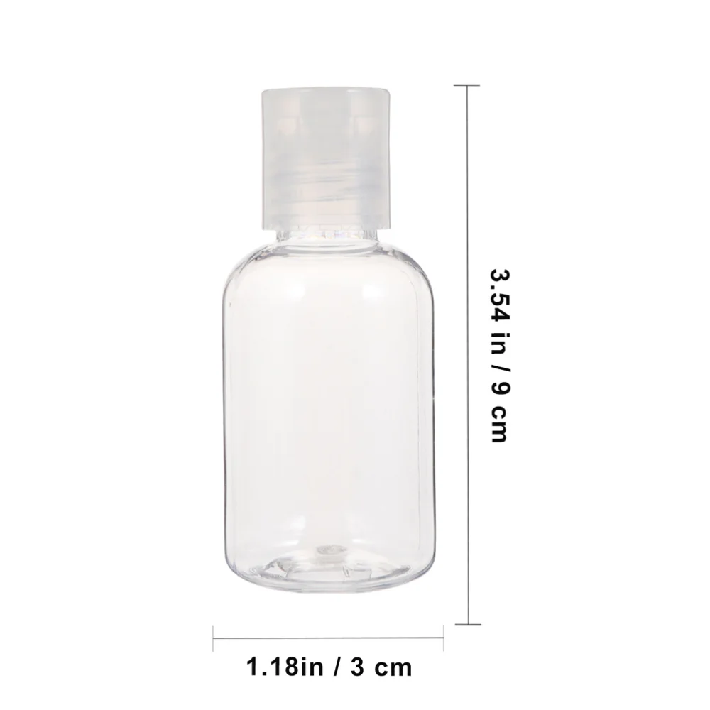

24pcs 50ml Travel Makeup Bottles Refillable Bottles Hand Washing Containers