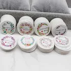 100 шт. белые бирки ручной работы with love Thank You Flower сделай сам, свадебные конфеты, подарочная упаковочная бумага, подвесные бумажные бирки, товары для печенья