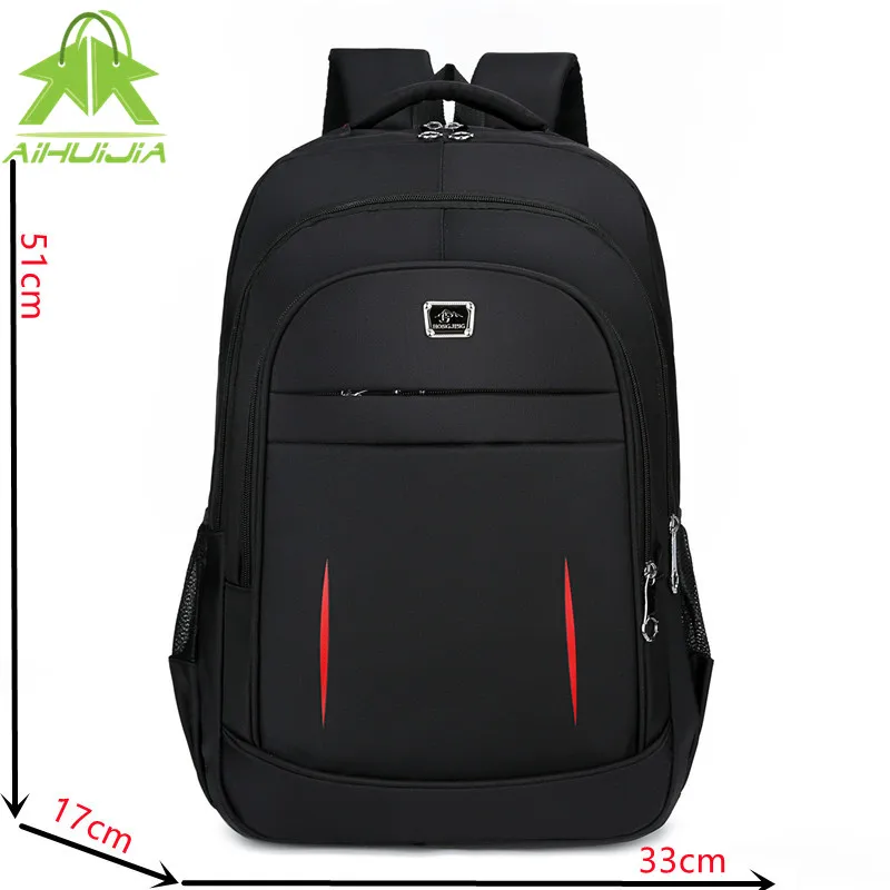 

Fashion Men's Backpack Notebook Computer Large Capacity Bags For Teenagers 2021 New Waterproof Oxford Cloth Male Shoulder Bags