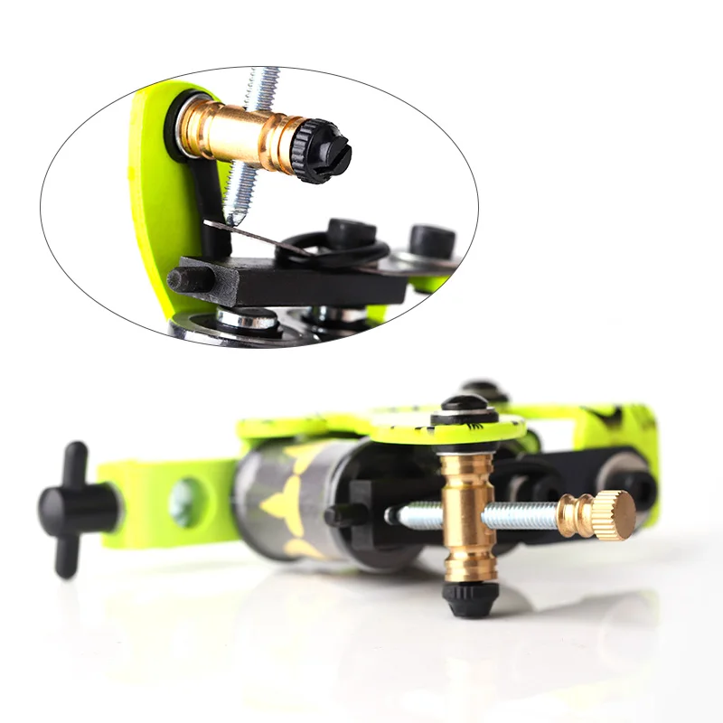 Совершенно новая машинка для татуировок с зеленым зерном высококачественная