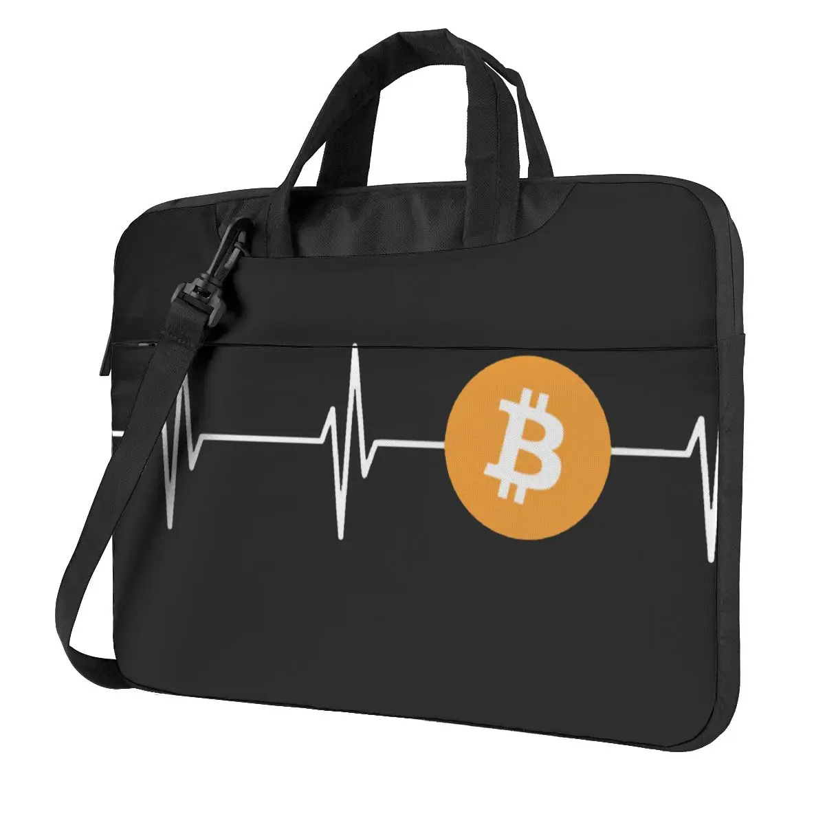 

Crypto Bitcoin Heartbeat Laptop Bag Case Asic Bitcoin Miner Protective Stylish Computer Bag Bike Messenger Laptop Pouch