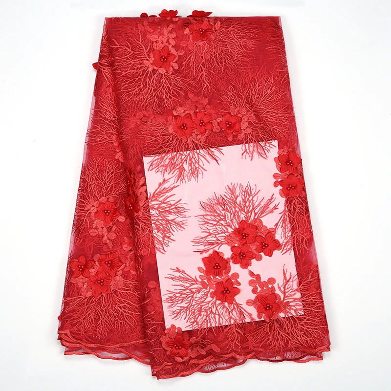 2019 новое французское 3D Африканское кружевное полотно много высокого качества