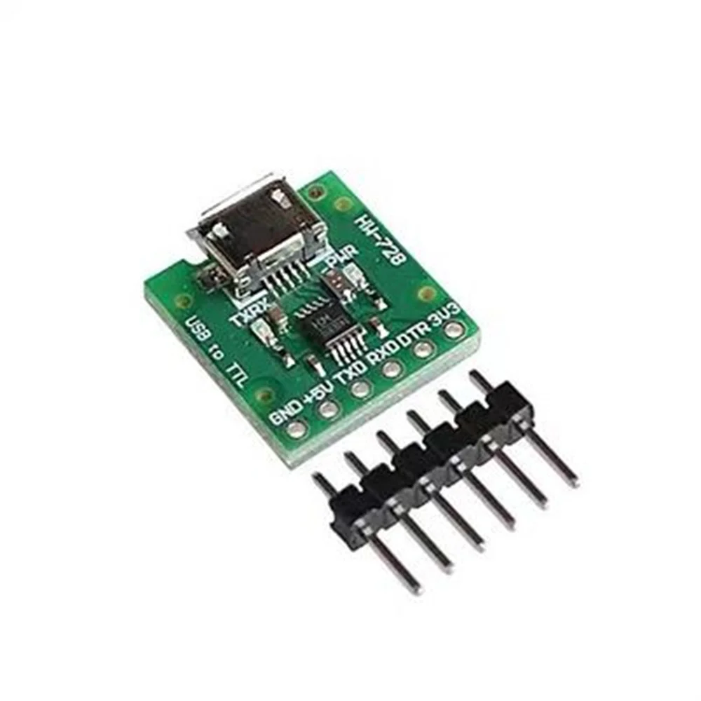 

1PCS CH340E MSOP10 USB to TTL Serial Converter, 5V/3.3V Alternative CH340G Module For Arduino Pro Mini