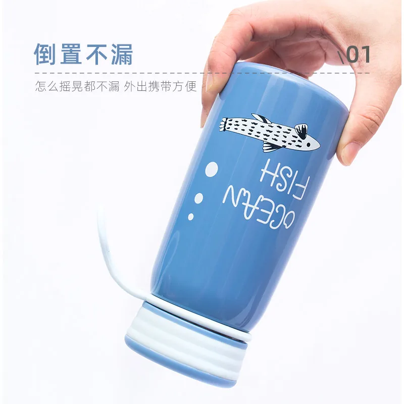 Дорожная кружка из нержавеющей стали вакуумные фляжки 500 мл Термокружка кофейная