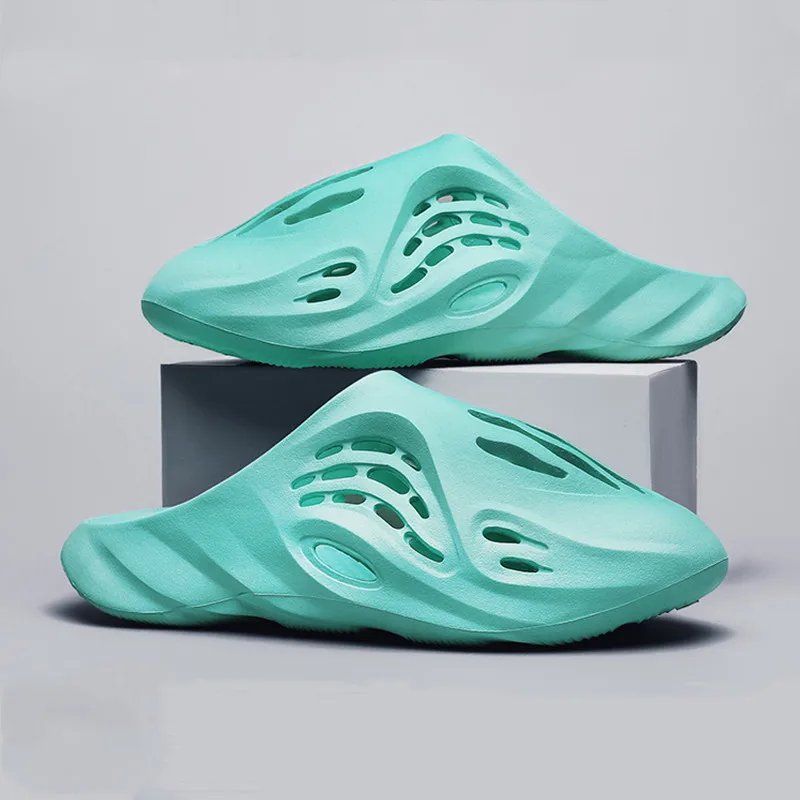 

Summer Casual Shoes Men Sandals Soft Mesh Couple Beach Slippers Men Swimming Sandal Foam Runners Comfort Flip-flops Slipper