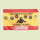 Флаг Ildiota, Испанская империя с крестом Бургунди, Республика, Ertzaintza, значок, баннер 150x90 см 3x5 футов, 100d, Полиэстеровые латунные люверсы