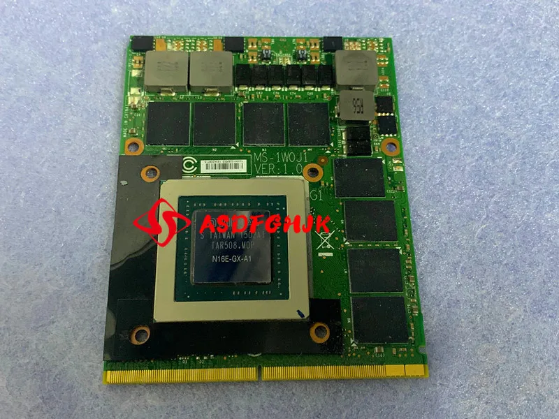 

Original For MSI GT72 GT80 GT82 Video VGA CARD MS-1W0J1 VER:1.0 N16E-GX-A1 GTX 980M 4GB GDDR5 100% Tested Fast Ship