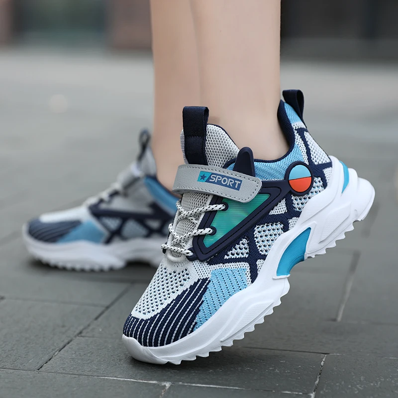 

2021 Spring Boys Shoes Girls Light Mesh Breathable Sneakers Kids Summer Children Fashion Tenis Sports Running Boy Footwear Autum