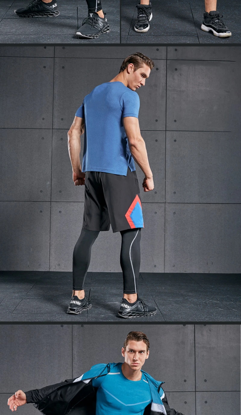 Vansydical мужские спортивные наборы для бега, спортивные костюмы для бега, спортивная одежда для занятий спортом, одежда для занятий спортом, 5 шт., для спортзала для игры в баскетбол
