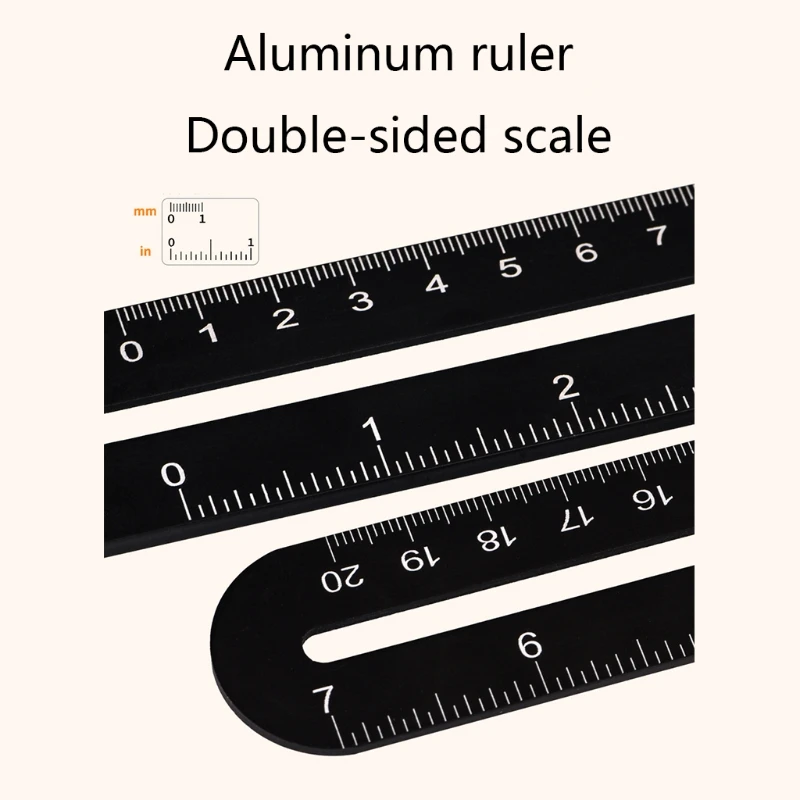 

Woodworking Movable Angle Ruler 15/30/45/60 Degree with Bubble Level Gauge N1HF