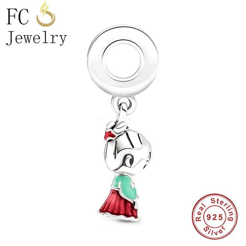 FC Jewelry Fit Original Pandora Charm Bracelet Authentic 925 Silver Girl With Korea Dress Bead For Making Women Berloque 2021 | Украшения и