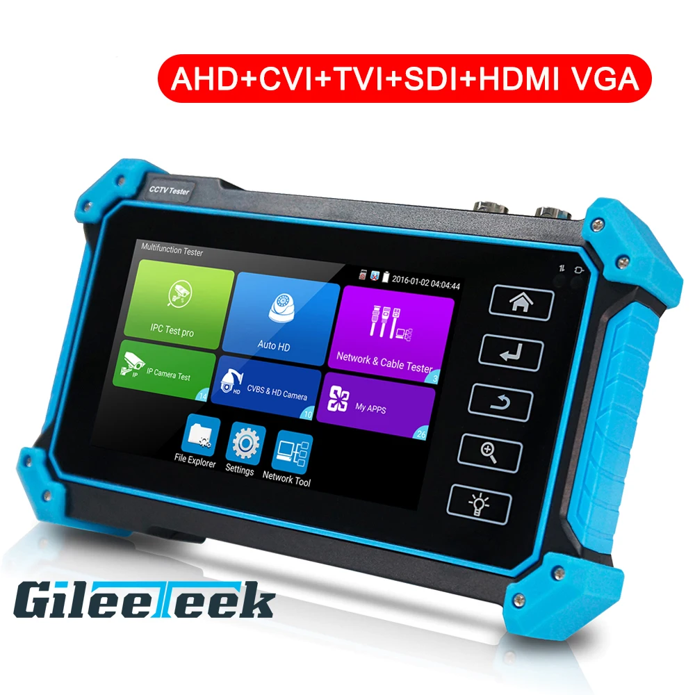 Все в одном тестер системы видеонаблюдения 4K IP камеры монитор IPC 8 Мп AHD TVI CVI CVBS с
