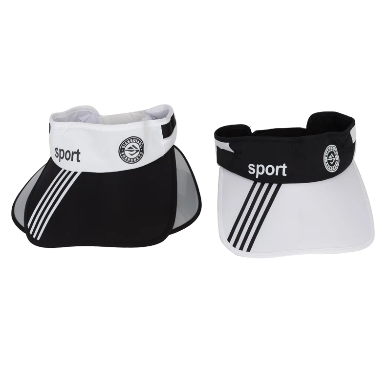

new style sun virsors sports print sun hats for women wide brim beach hat UV protection female cap