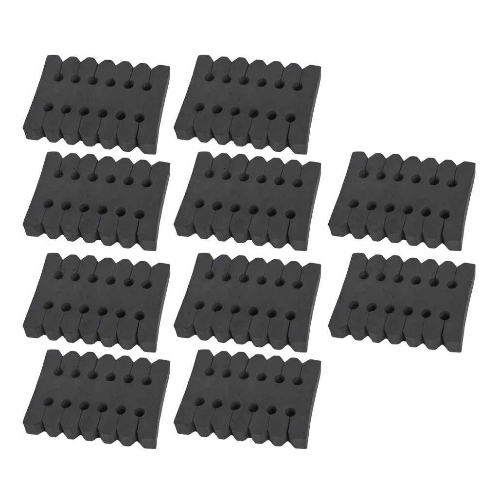 

10Pcs EVA Archery Arrow Protection Rack 12 Separator Holders Quivers Effective Protection for Arrow and Fletching