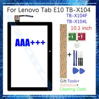 new 10 1 touch screen for lenovo tab e10 tb x104f x104 x104l display lcd outer digitizer front glass panel replacement