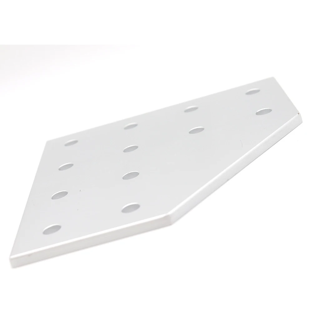 5PCS 12 hole 6060L-12 L type 90 Degree Joint Board Plate Corner Angle Bracket Connection Strip for Aluminum Profile | Обустройство