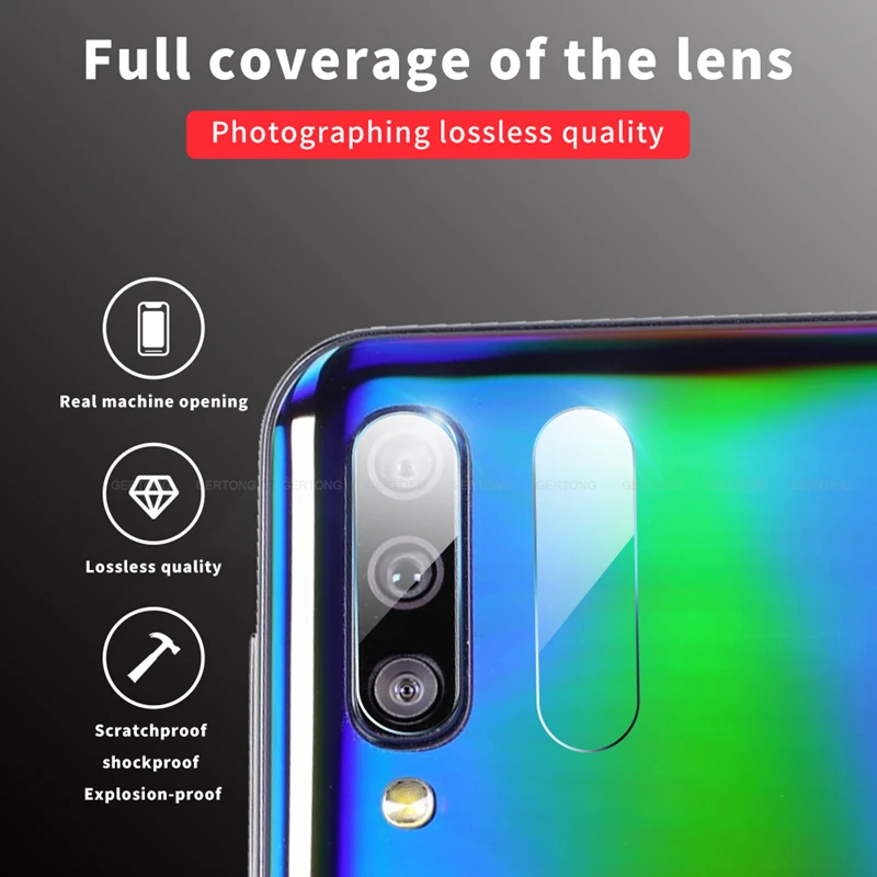Пленка 9D для объектива камеры 2 шт. стекло Samsung Galaxy A30 A50 A70 A40 A60 A80 Защита экрана A30S