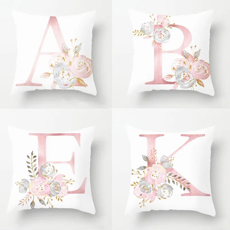 Детские сувениры подушка с буквами чехол свадебные подарки для гостей подружка