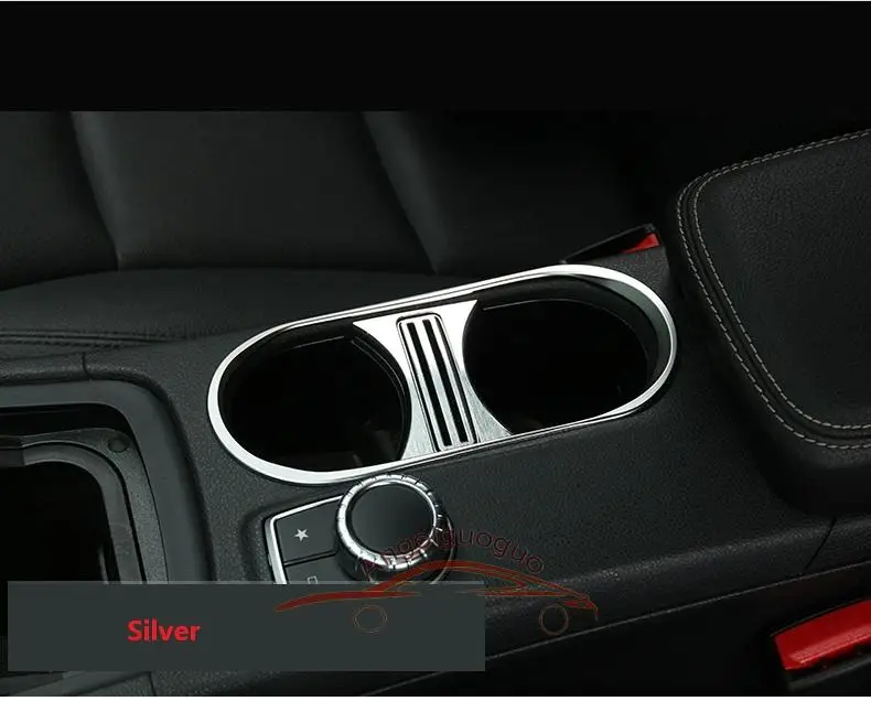 Автомобильная наклейка для подстаканника 3 цвета алюминиевый сплав Mercedes Benz A class