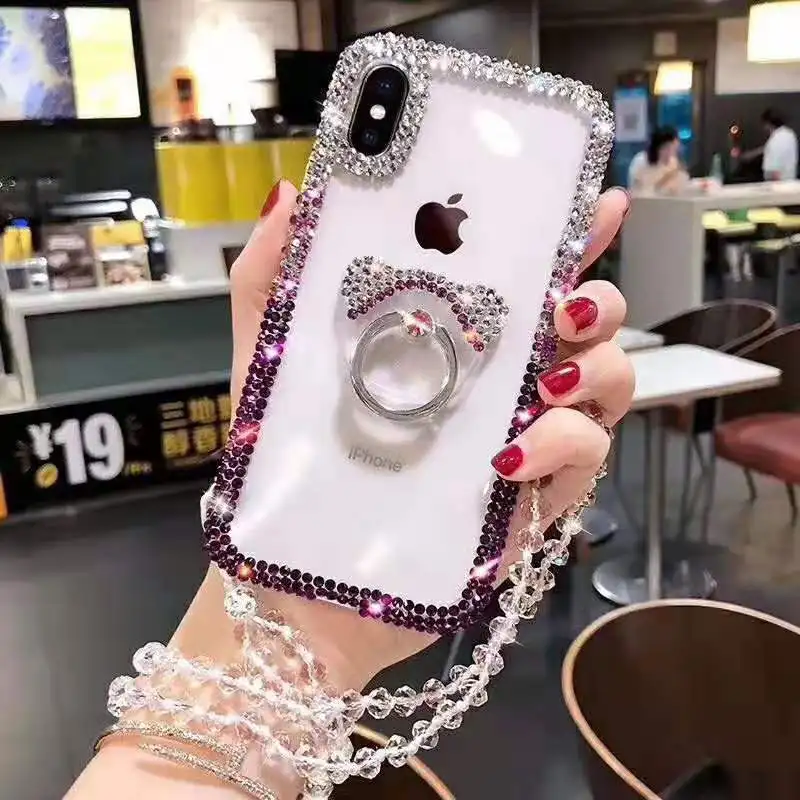 Bling Lovely Crystal Diamonds Rhinestone Stones Phone Case Cover For Xiaomi Redmi5 6 4X 4A 5A 6A Note4 5 7 Pro Note4X |