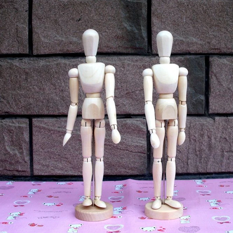 Деревянная шарнирная кукла Strongwell модель для рисования художника манекен Bjd