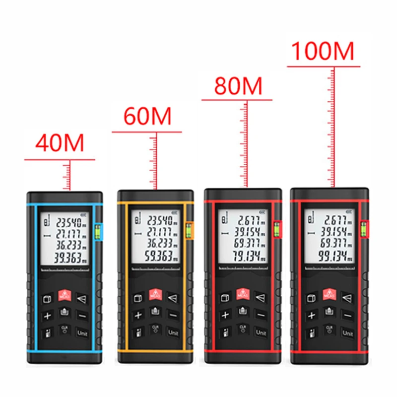 

Портативный лазерный дальномер 40 м, измерительный инструмент, ручной лазерный дальномер, измерительные лазерные расстояния, линейка
