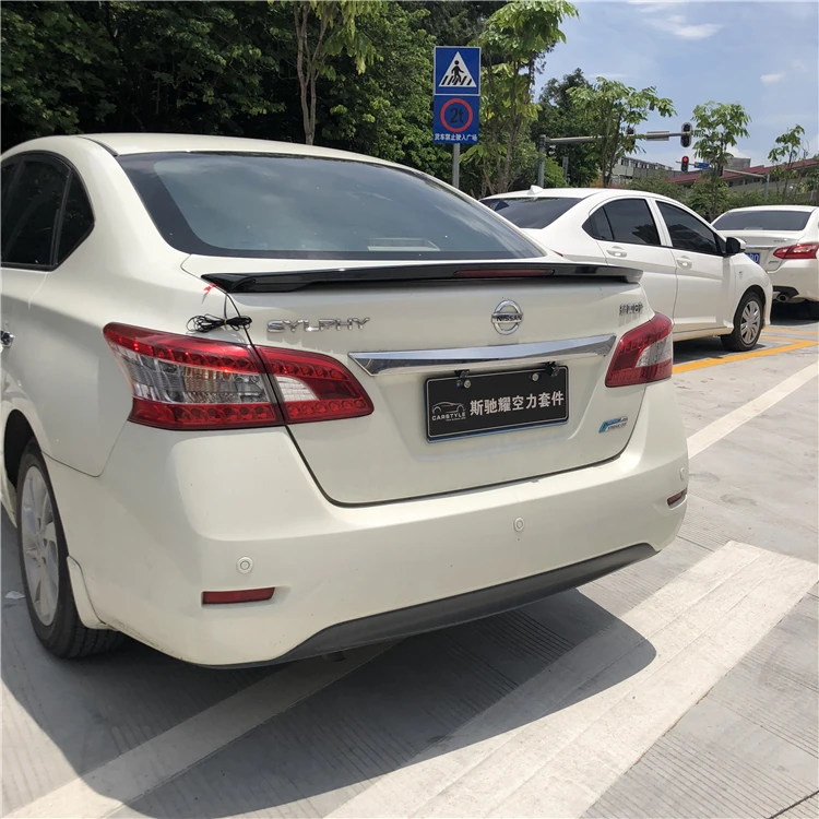 Спойлер для 2012-2018 Nissan Sentra SYLPHY с стоп-сигналами из АБС-пластика заднего крыла