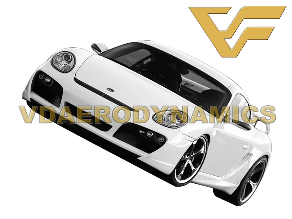 Подходит для 05-12 987 Porsche Cayman Boxster VAD-TR полный комплект кузова передний бампер задний