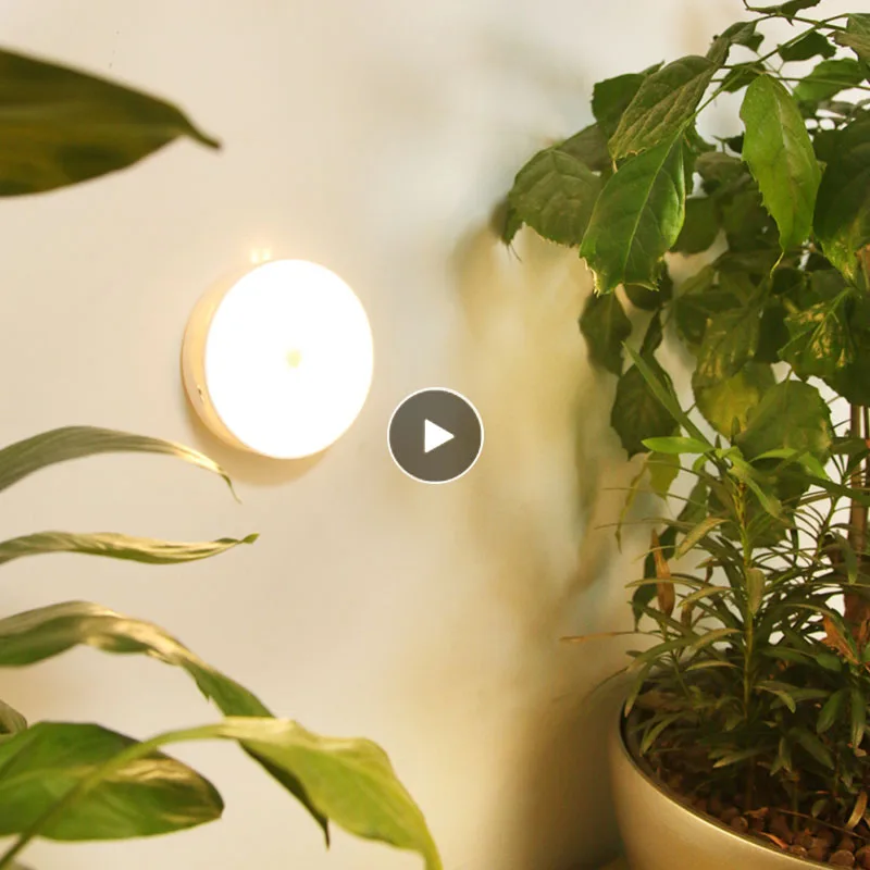 1 шт. вечерние ночсветильник с датчиком движения и зарядкой от USB|Сверкающие