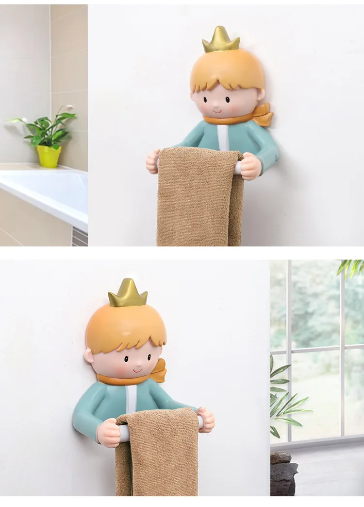 cute cartoon toilet paper holders creative animal wall mounted hanging roll paper shelf bathroom tissue box storage rack free global shipping