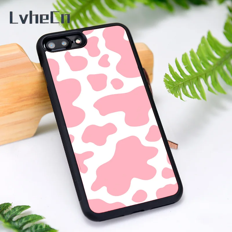 LvheCn силиконовый резиновый чехол для телефона iPhone 6 6S 7 8 Plus X XS XR 11 12 Mini Pro Max BABY PINK
