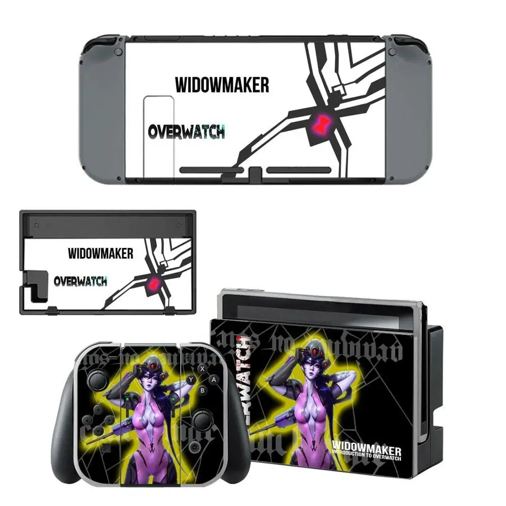 Виниловая накладка на переключатель для nintendo Switch Overwatch консоли switch Joy-Con Dock |