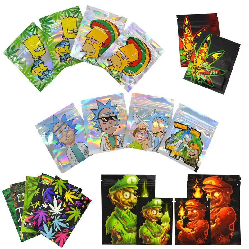 50 шт./упаковка водонепроницаемые пакеты для хранения трав 7 Х9 см 3 5 г | Дом и сад