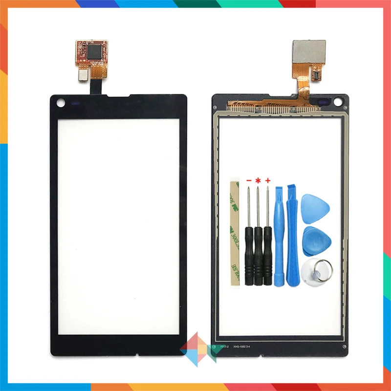 Высококачественный сенсорный экран 4 3 дюйма для Sony Xperia L S36h C2105 C2104 дигитайзер
